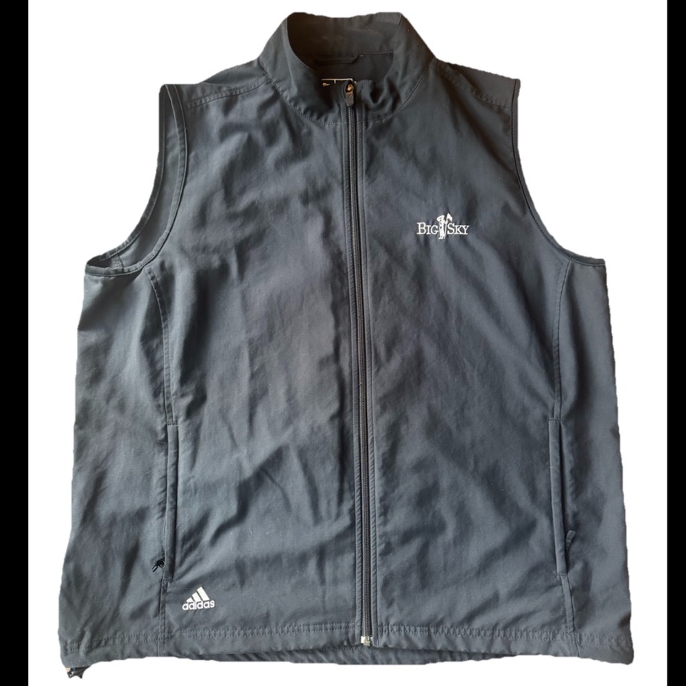 Adidas Climaproof Wind Golf Vest “Big Sky” Logo. Men’s XL